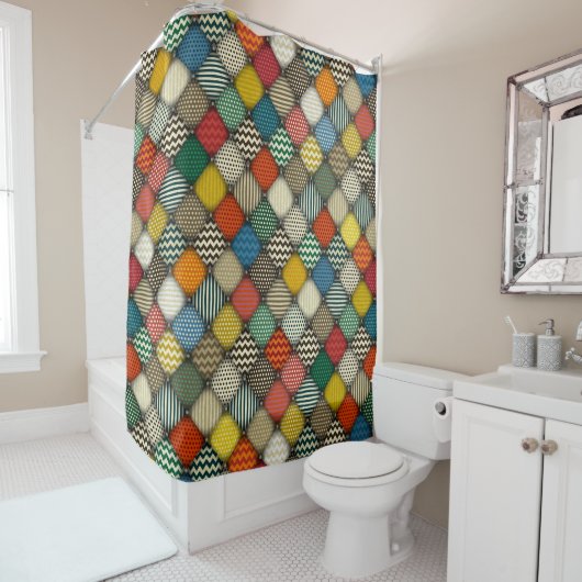Knöchelretro Duschvorhang (Beispiel)