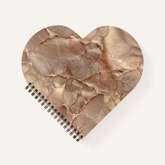 Knöchelriss, Metallgewebe, Rose Notizblock (Vorderseite)