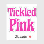 Knöchelrosa Aufkleber (Blatt)