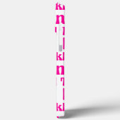 Knöchelrosa Case-Mate iPhone Hülle (Rückseite / Links)