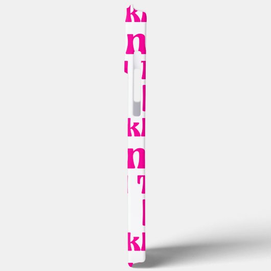 Knöchelrosa Case-Mate iPhone Hülle (Rückseite / Links)