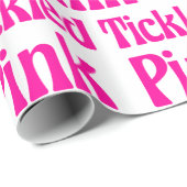 Knöchelrosa Geschenkpapier (Rolleneckpunkt)