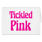 Knöchelrosa Karte (Vorderseite (Horizontal))