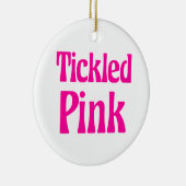 Knöchelrosa Keramik Ornament (Rechts)