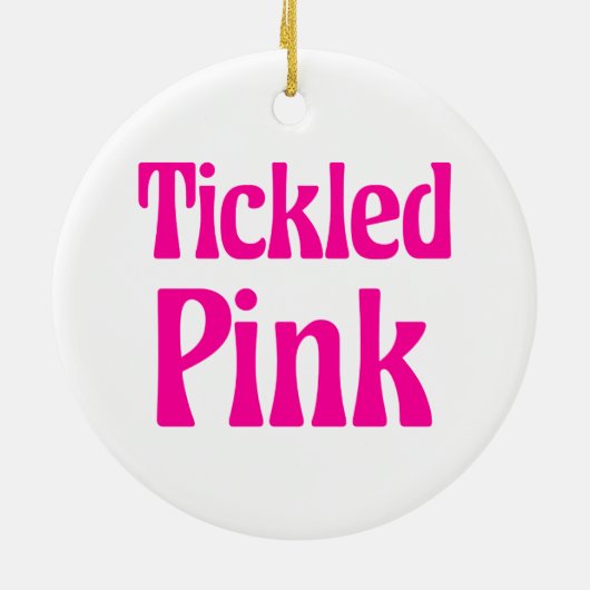 Knöchelrosa Keramik Ornament (Hinten)