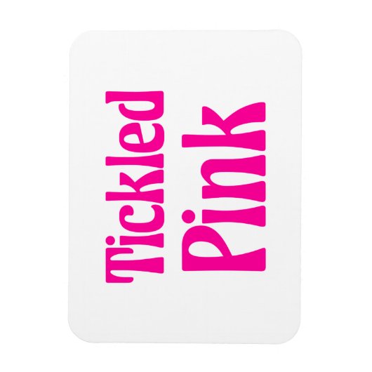 Knöchelrosa Magnet (Vertikal)