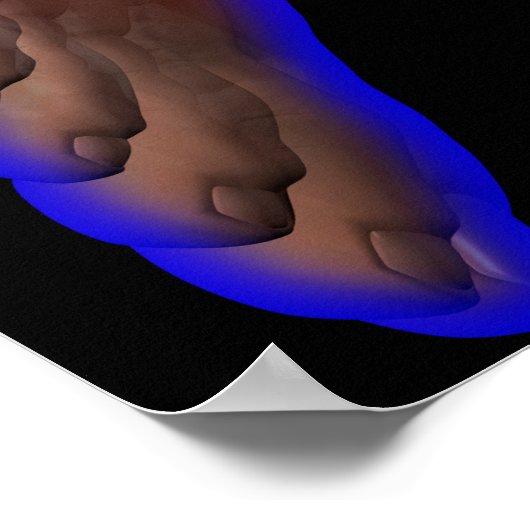 Knöchelschmerzen Poster (Ecke)