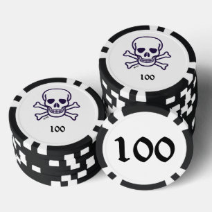 Knochen 100 Poker-Chip Pokerchips