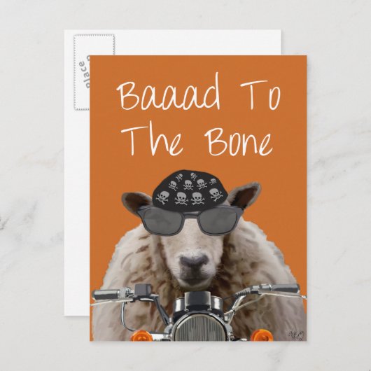 Knochen 2 postkarte (Vorne/Hinten)