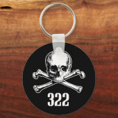Knochen 322 schlüsselanhänger (Vorderseite)