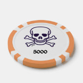 Knochen 5000 Poker-Chip Pokerchips (Einzeln)