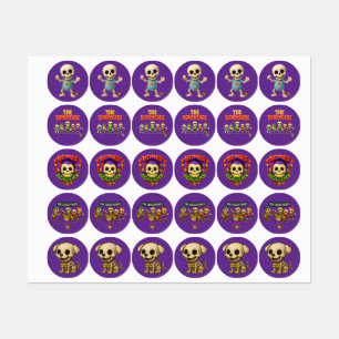 Knochen Academy™ The Boneheads™ — Labels Etiketten