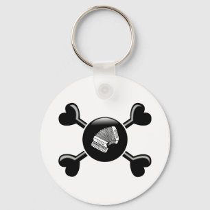 Knochen-Akkordeon Schlüsselanhänger