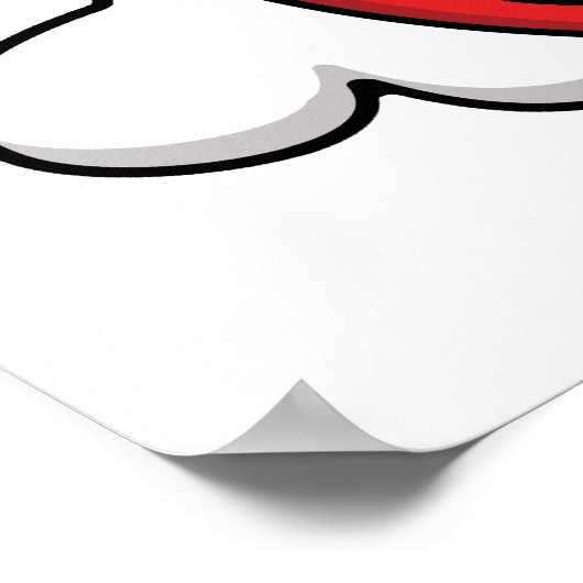 Knochen Apple Teeth Funny Bona Appetit Pub Poster (Ecke)