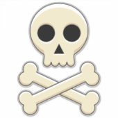 Knochen Aufkleber (Vorderseite)