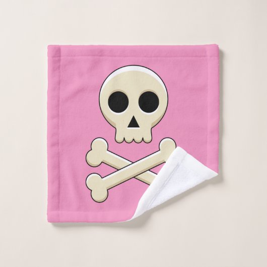 Knochen Badhandtuch Set (Waschlappen)