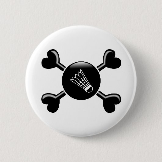Knochen-Badminton Button (Vorderseite)