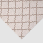 Knochen/Beige marokkanisches Gittermuster  Seidenpapier (Detail)