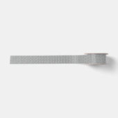 Knochen-Beschaffenheits-Muster Greyscale Satinband (Vorderseite)