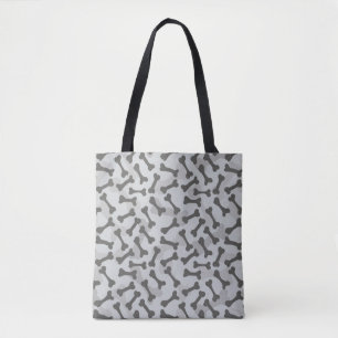 Knochen-Beschaffenheits-Muster Greyscale Tasche