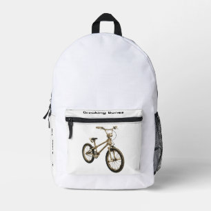 Knochen brechen bedruckter rucksack