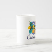 Knochen-China-Tasse Ciao Amalfi Porzellantasse (Vorderseite)