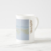 Knochen-China-Tasse Porzellantasse (Vorderseite Rechts)