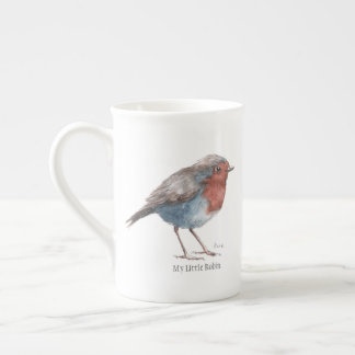 Knochen-China-Tee-Schale "meines kleinen Robins" Porzellantasse