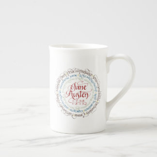 Knochen-China - Zeitraum-Drama-Tasse Janes Austen Porzellantasse