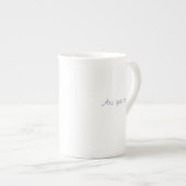 Knochen-Chinabecher Porzellantasse (Vorderseite Rechts)