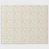 Knochen Creme Mumien Wrap Halloween Geschenkpapier (Flach)