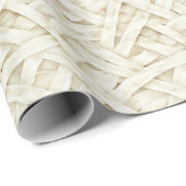 Knochen Creme Mumien Wrap Halloween Geschenkpapier (Rolleneckpunkt)