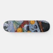 Knochen Deck™ - Muertos und Ringelblumen Skateboard (Horizontal)