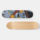Knochen Deck™ - Muertos und Ringelblumen Skateboard (Horizontal)