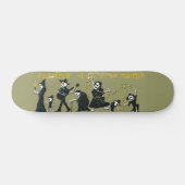Knochen Deck™ - tanzendes Muertos Skateboard (Horizontal)