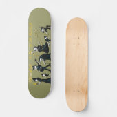 Knochen Deck™ - tanzendes Muertos Skateboard (Vorderseite)
