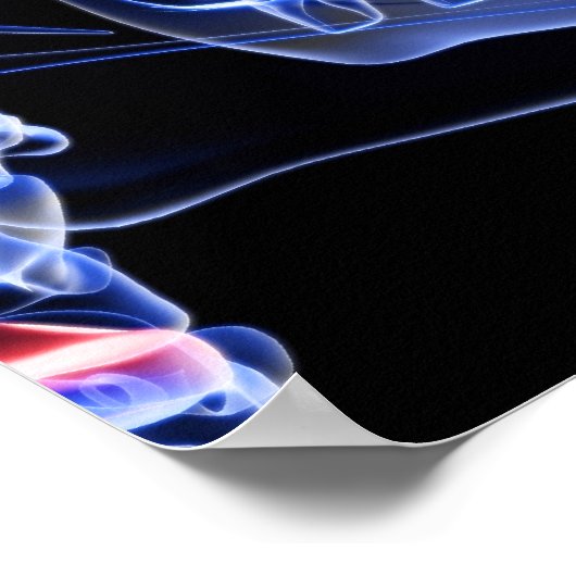 Knochen der Kiefer Poster (Ecke)