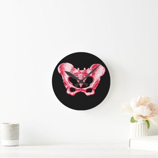 Knochen der menschlichen Pelvis Runde Wanduhr (Zuhause)