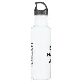 Knochen, der Saft verletzt Edelstahlflasche (Rückseite)