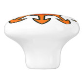 Knochen der südwestlichen Keramik Keramikknauf (Seitenansicht)