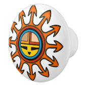 Knochen der südwestlichen Keramik Keramikknauf (Rechts)