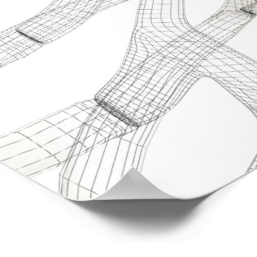 Knochen der Thorakischen Wirbelsäule 2 Poster (Ecke)