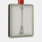 Knochen des Beines Ornament Aus Metall (Rechts)