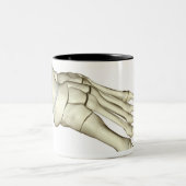 Knochen des Fußes 2 Zweifarbige Tasse (Mittel)