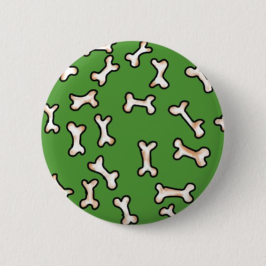 Knochen Design Button (Vorderseite)