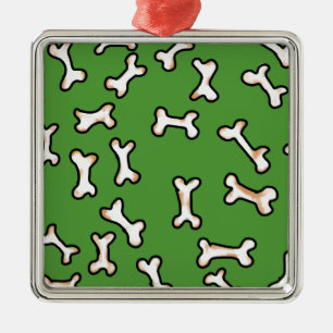 Knochen Design Ornament Aus Metall