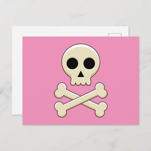 Knochen Feiertagspostkarte (Vorne/Hinten)