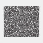 Knochen Fleecedecke (Vorderseite (Horizontal))