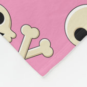 Knochen Fleecedecke (Ecke)