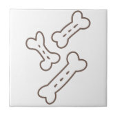 Knochen Fliese (Vorderseite)